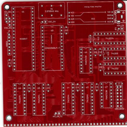 Печатная плата RC6502 VDU #406(распродажа)