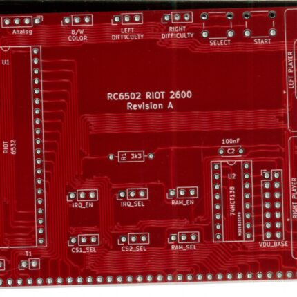 Печатная плата RC6502 RIOT 2600 #405(распродажа)