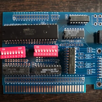 Печатная плата ISA Game Control Adapter with Parallel IO #815(синяя маска)