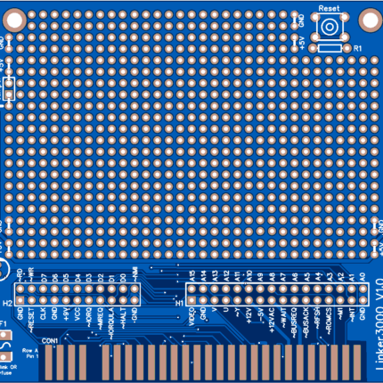 Печатная плата ZX-Spectrum-Breakout-Board #583(1349) (синяя маска)