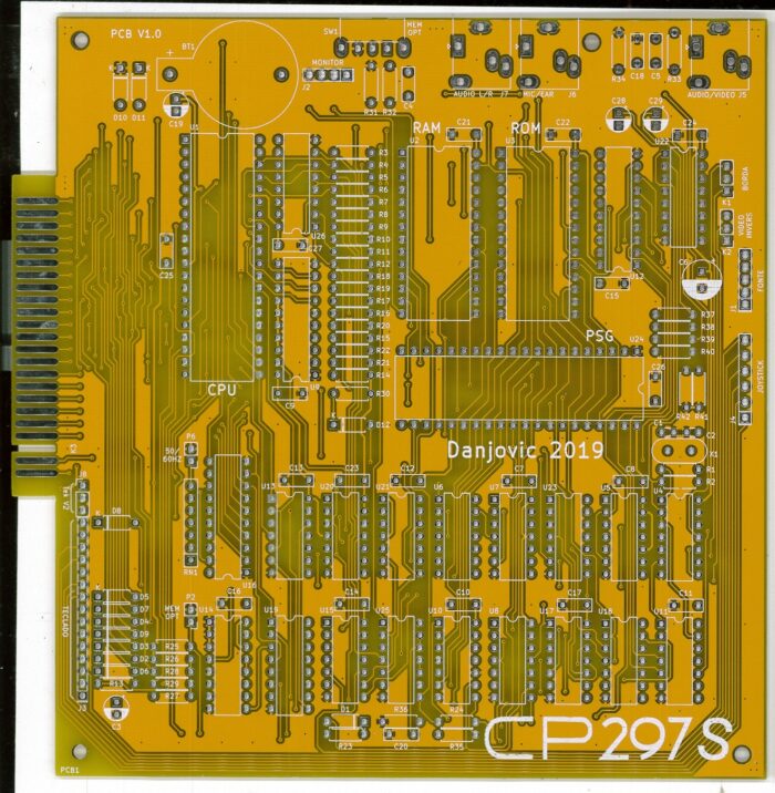 Печатная плата CP297S #16