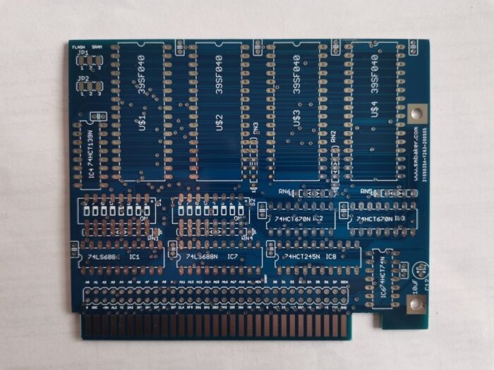 Печатная плата 8-Bit ISA EMS Board / Flash Disk Board #257