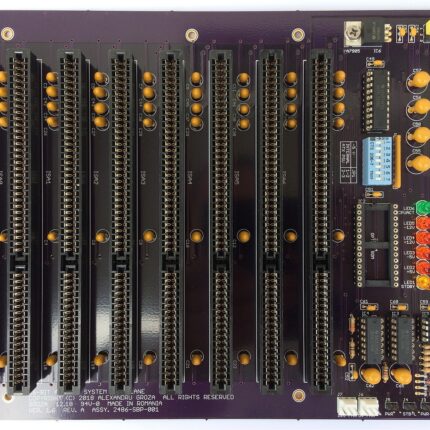 Печатная плата 16-bit ATX ISA BACKPLANE #248(1282) (черная маска)