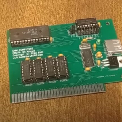 Печатная плата ISA USB с BIOS #954 (синяя маска)