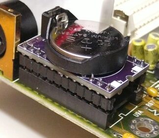 Печатная плата X287 RTC module #936 (черная маска)