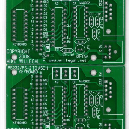 Печатная плата ASCII to PS/2 Keyboard Adapter ##198