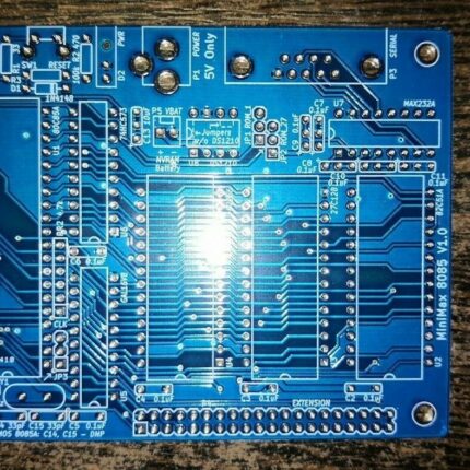 Печатная плата MiniMax 8085 #1296 (черная маска)