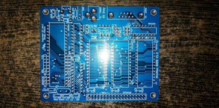 Печатная плата MiniMax 8085 #1296 (черная маска)