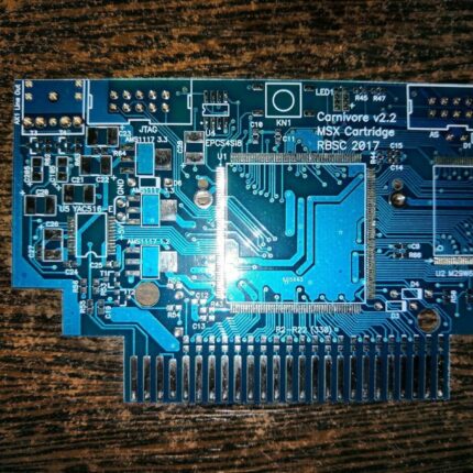 Печатная плата Carnivore2 MultiFunctional Cartridge for MSX #717(1306) (черная маска)