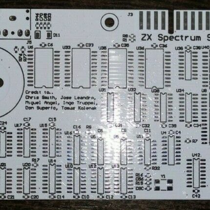 Печатная плата ZX Spectrum harlequin rev. H #40 (синяя маска)
