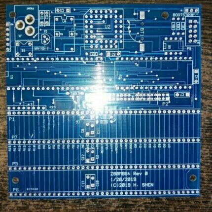 Печатная плата Z80MB64, Z80-based, RC2014-compatible Motherboard #261