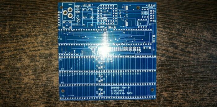 Печатная плата Z80MB64, Z80-based, RC2014-compatible Motherboard #261