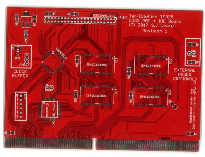 Печатная плата Amiga TF328 #17