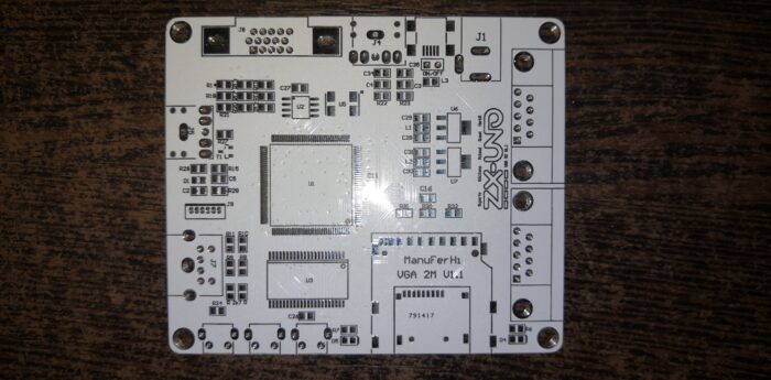 Печатная плата ZX UNO #112(синяя маска)