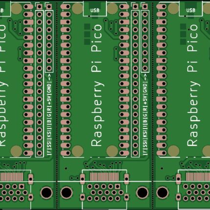 Печатная плата VGA_HDMI_MINI   #988 (зелёная маска)