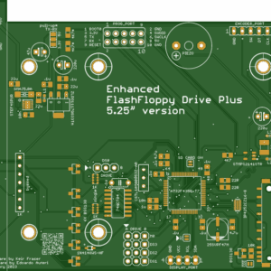 Печатная плата Flash Floppy Drive Plus 5.25″  #901 (зелёная маска)