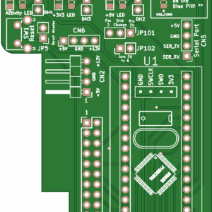 Печатная плата Greazeweazle F1plus #644(1346) (зелёная маска)