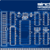 Печатная плата ZX-Interface-E RC2014 Card #617(1358) (синяя маска) — изображение 2