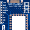Печатная плата RGB_VGA_HDMI Converter #703(1360) (черная маска) — изображение 2