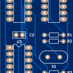 Печатная плата PC Sprint #226(1390) (синяя маска)