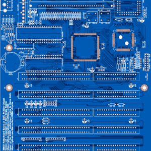 Печатная плата mb386sx-rc2016 #234(1395) (синяя маска)