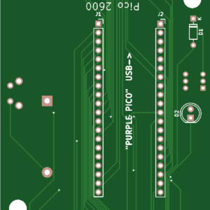 Печатная плата PicoA10400 #1499(зелёная маска)