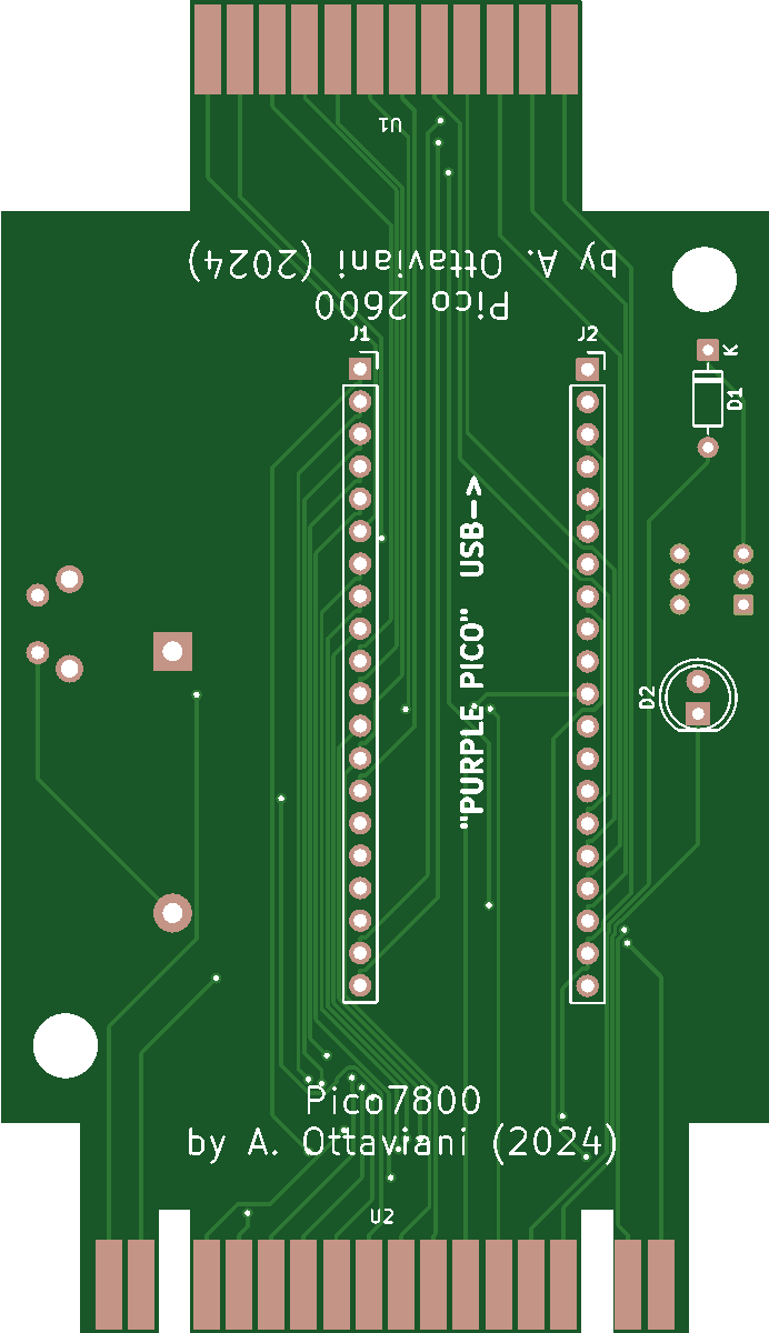 Печатная плата PicoA10400 #1499(зелёная маска)