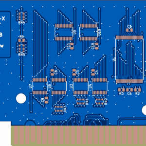 Печатная плата ASCII16‑X Mapper XL 8 MB для MSX #1502(синяя маска)