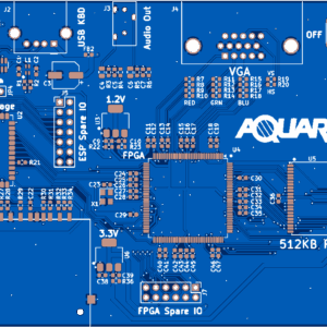 Печатная плата Aquarius+ Mini rev1 (vZ) #1505 (синяя маска)
