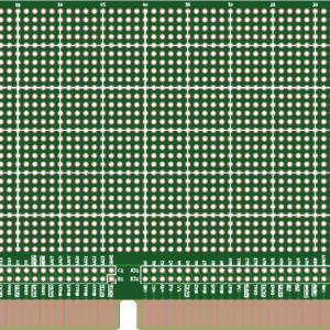 Печатная плата для прототипирования ISA16 #1514(зелёная маска)