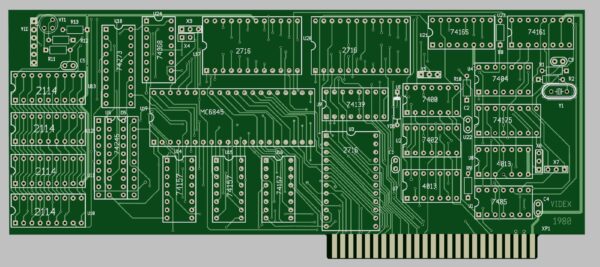 Печатная плата Apple ][ 80-Column Text Card  #142
