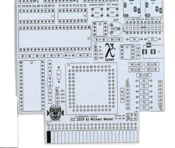 Печатная плата LambdaSpeak 3 (Amstrad / Schneider CPC) #85(распродажа)