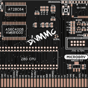 Печатная плата DIVMMC_2025 #296(1361) (черная маска)