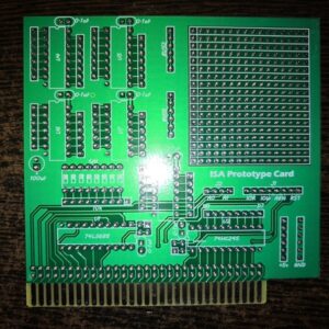 Печатная плата ISA prototyping card #249(720) (синяя маска)