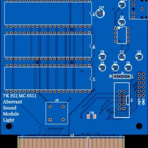 Печатная плата Aberrant Sound Module для УКНЦ  #1237 (синяя маска)