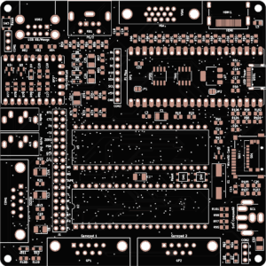 Печатная плата turboFRANK_m2 ver1.03 #1321(черная или синяя маска)