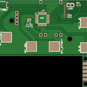 Печатная плата FamicomWirelessController #966(зелёная маска)