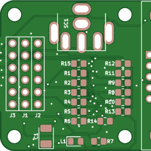 Печатная плата HDMI2VGA ver2.01 #712(1323) (зелёная маска)