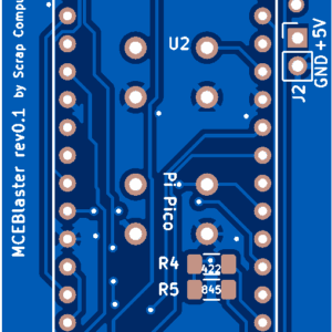 Печатная плата MCE Blaster#1337(синяя маска)