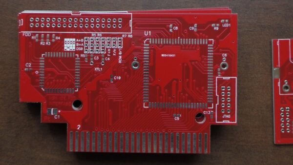 Печатная плата FDD+IDE MultiController for MSX rev 1.2#150(1406) (черная маска)