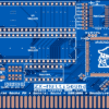 Печатная плата ZX-multisound NEMOBUS/ZXBUS A2 #1334 (синяя маска) — изображение 2