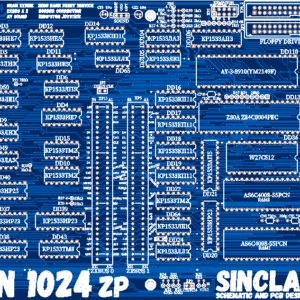 Печатная плата Pentagon128 zp #280(1319) (синяя маска)