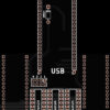 Печатная плата HDMI adapter для JFF #1080 (черная маска) — изображение 2