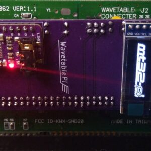 Печатная плата WavetablePi #935(зелёная маска)