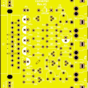 Печатная плата RGB to YPbPr  converter #846(синяя маска)