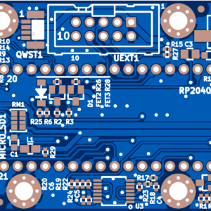 Печатная плата RP2040-PICO-PC #642(1341) (синяя маска)
