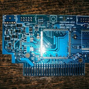 Печатная плата Carnivore2 MultiFunctional Cartridge for MSX #717(1306) (черная маска)