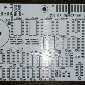Печатная плата ZX Spectrum harlequin rev. H #40 (синяя маска)