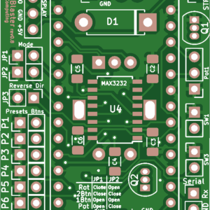 Печатная плата ThrottleBlaster #710(1336) (зелёная маска)