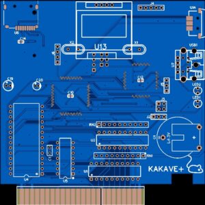 Печатная плата контроллер УКНЦ (на SD карте) #1255 (синяя маска)